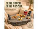 PEGSEN Couchbar Servierplatte mit 4 Glasschalen Birkenholz Bild 3