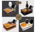 PEGSEN YOLO Servierplatte Couchbar mit Glasschalen Bild 5