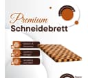 PEGSEN Schneidebrett Premium 40x30x3cm Akazie Hevea Bild 4