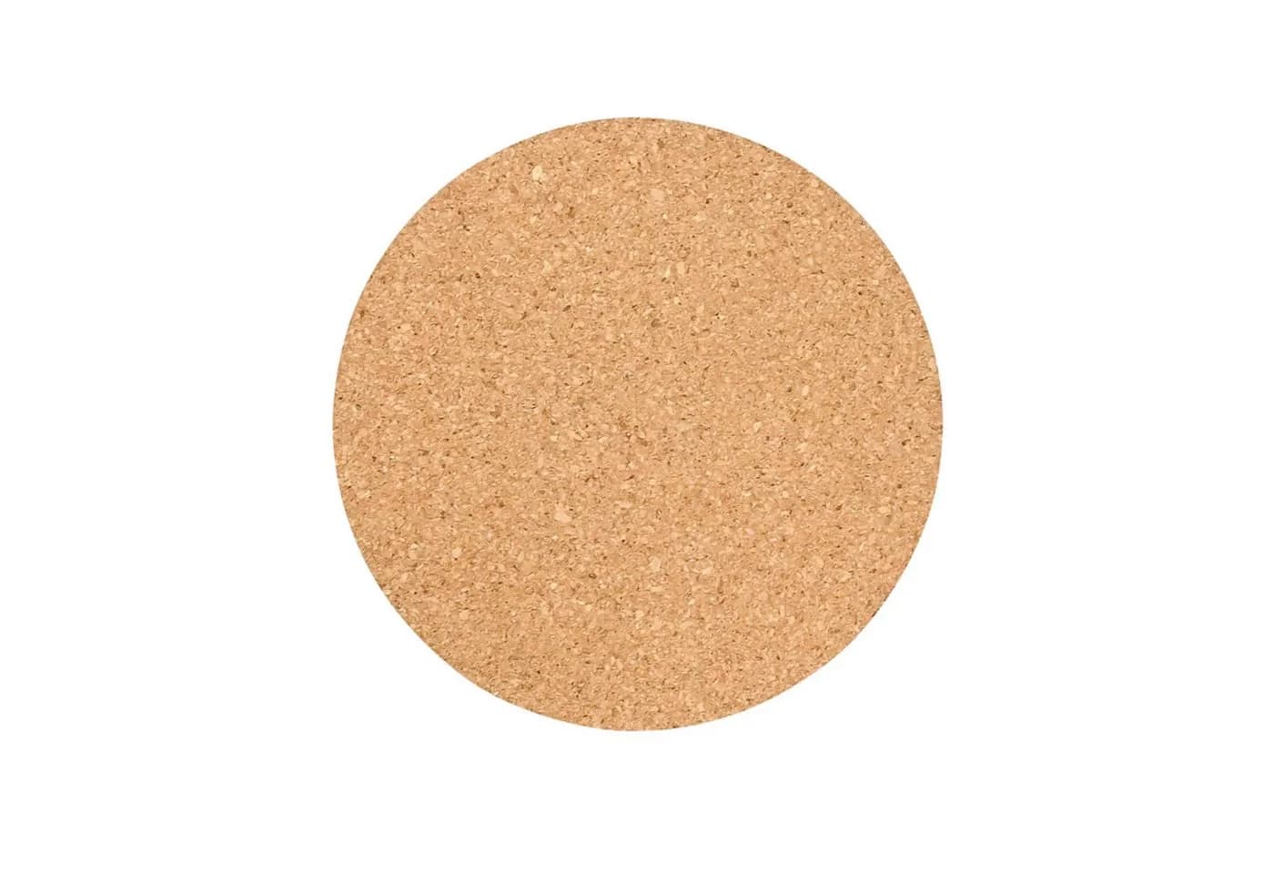 BENSON Glasuntersetzer Kork Rund 10 cm Naturbraun 12-tlg.