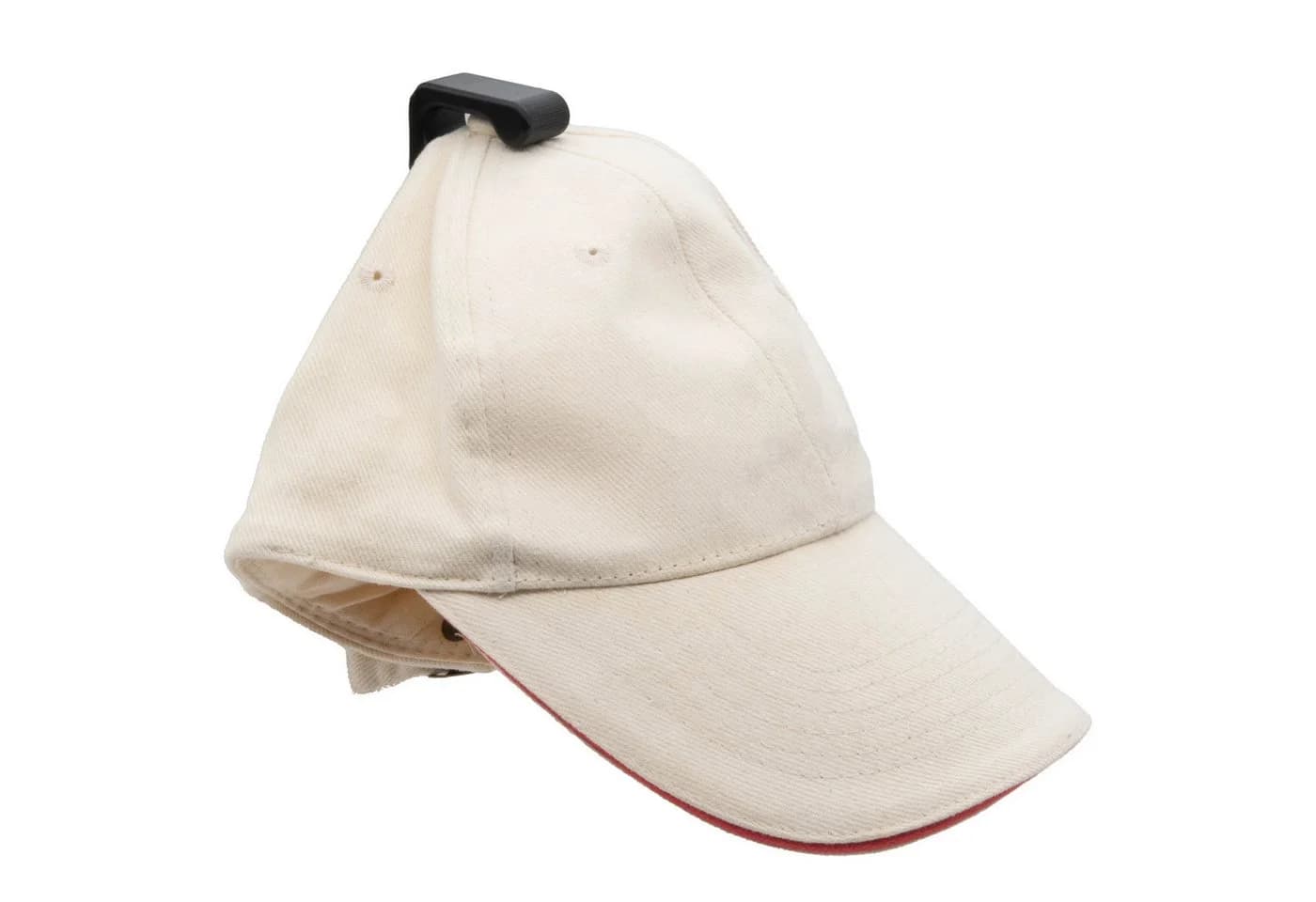 TSB Werk Garderobenhaken Cap Wandhalterung Basecap Halter Mütze Wand (12 St) Schwarz Kunststoff - Bild 5