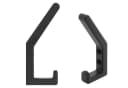 TSB Werk Kleiderhaken Wandhaken Schwarz 10er Pack Bild 1