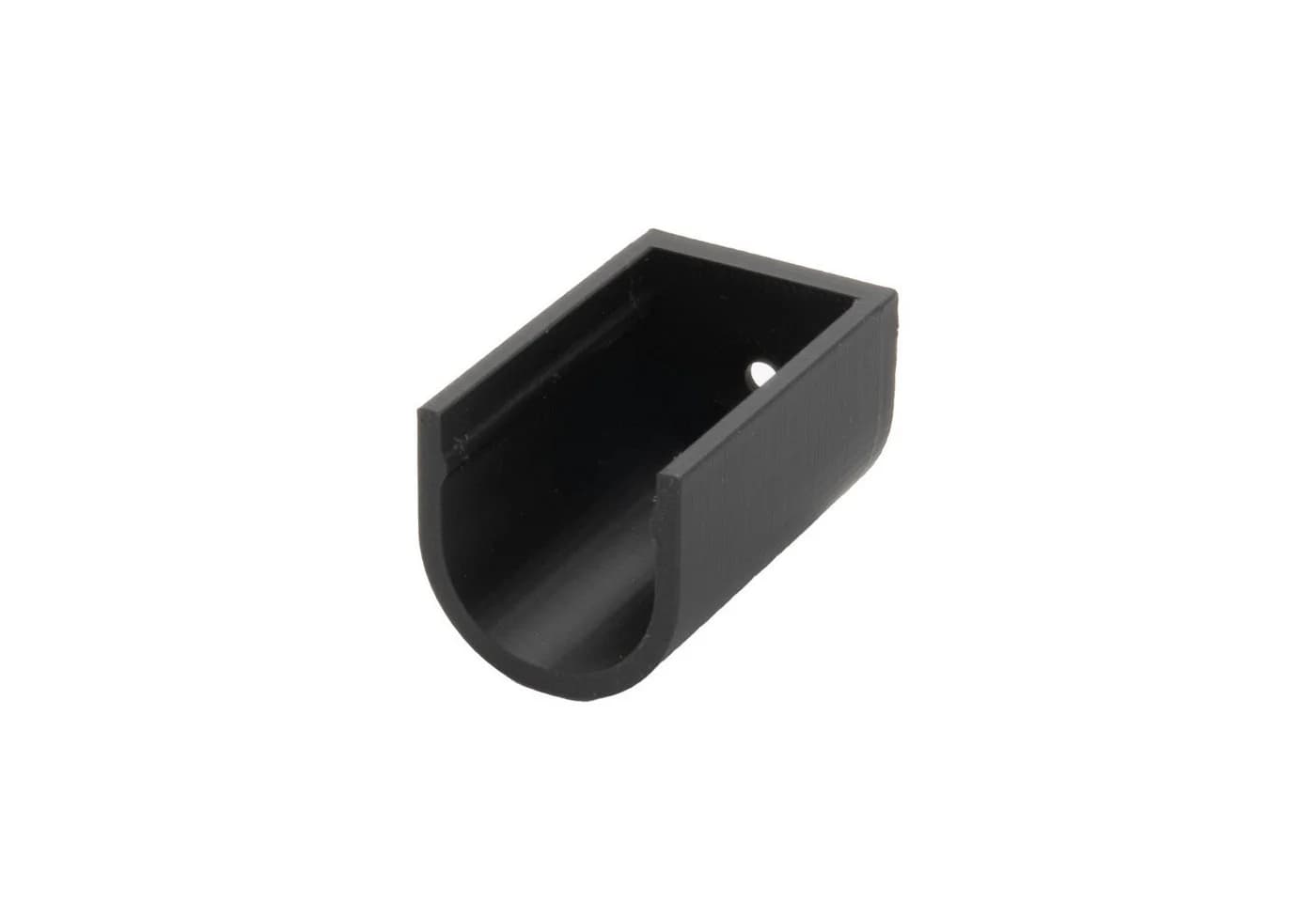 TSB Werk Wandlager Set für Kleiderstange 20mm & 25mm Schwarz/Weiß
