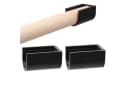 TSB Werk Wandlager Set für Kleiderstange 20mm & 25mm Schwarz/Weiß Bild 2