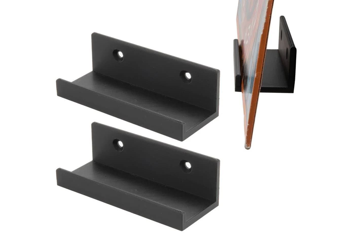 TSB Werk Aufbewahrungsbox Wandhalter für Schallplatten Vinyls LP Halter (2 St) - Bild 2