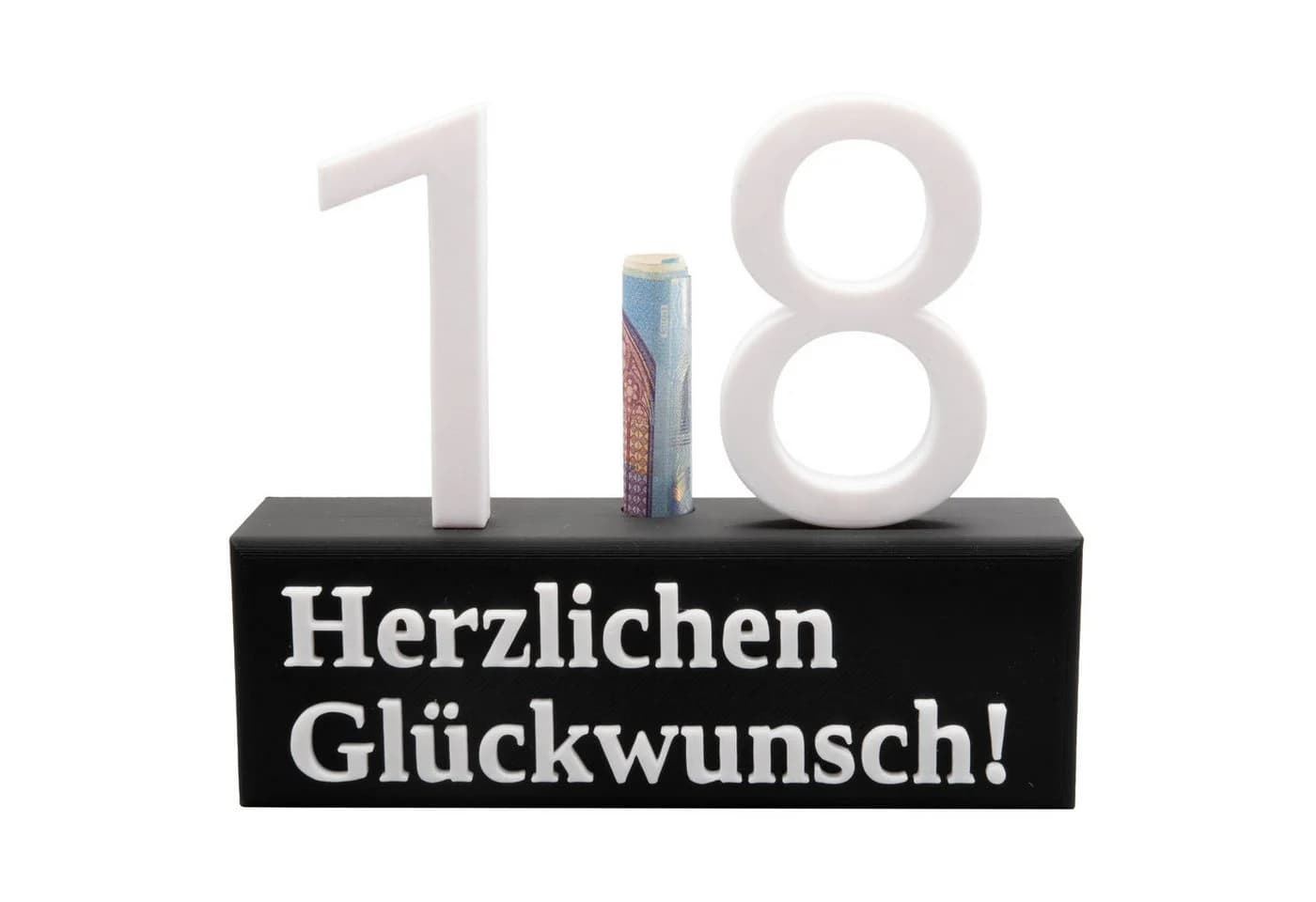 TSB Werk Zahlenständer 18 Schwarz/Weiß Geschenkbox - Bild 2