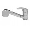 QLS Waschtischarmatur GAMMA SILBER Ausziehbar Brause Mischbatterie Bild 5