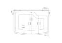 QLS Waschbecken Grau mit Armatur und Siphon Bild 1