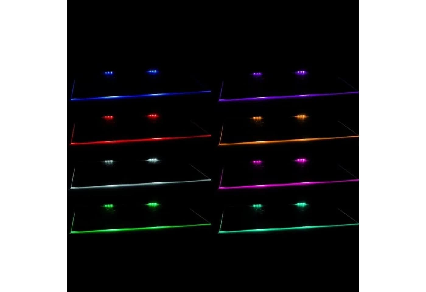 QLS LED Unterbauleuchte Weiß 12V mit Fernbedienung 16 Farben Dimmbar - Bild 4