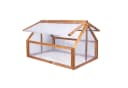 QLS Mini-Gewächshaus Timber aus Holz mit Polycarbonat Bild 2