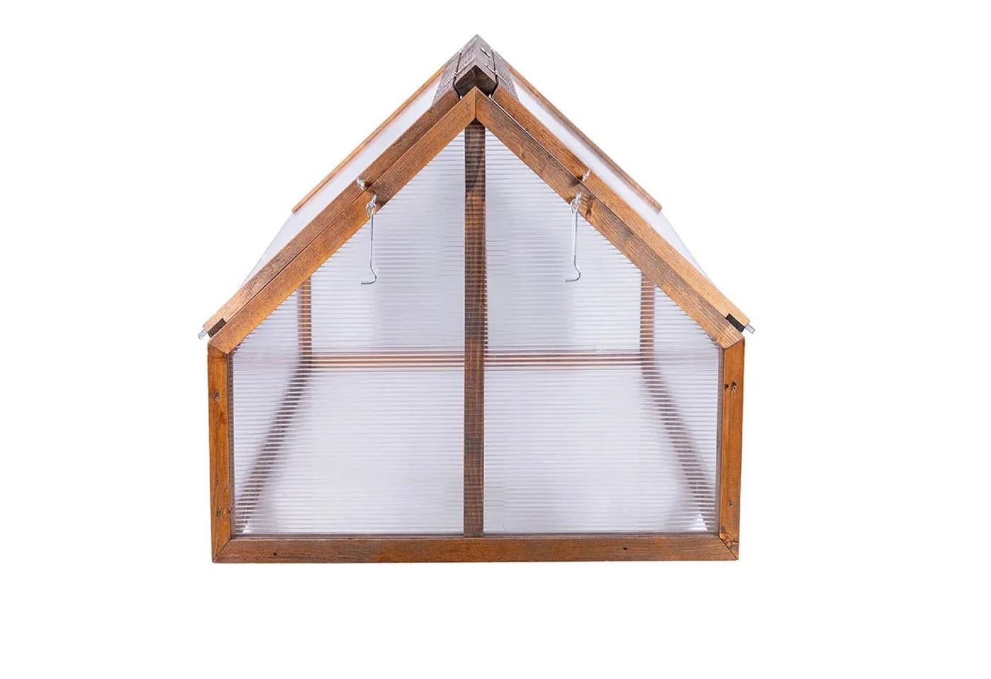 QLS Mini-Gewächshaus Timber aus Holz mit Polycarbonat - Bild 3