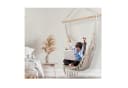 QLS Hängesessel Boho-Stil Beige mit 2 Kissen Bild 5