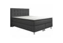 M-Punkt24 Boxspringbett MONZA 180x200 cm Grau Anthrazit mit Topper Bild 1