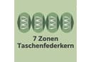 M-Punkt24 Boxspringbett MONZA 180x200 cm Grau Anthrazit mit Topper Bild 4