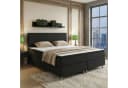 M-Punkt24 Boxspringbett MILANO Grau/Anthrazit mit 7-Zonen-Matratze & Topper Bild 3
