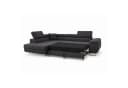 M-Punkt24 Ecksofa DUBAI Samt Anthrazit mit Schlaffunktion und Bettkasten Bild 4
