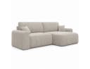 M-Punkt24 Ecksofa ASTI mit Bettfunktion und universeller Ottomane in Creme Bild 1
