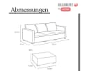 Keter Gartenlounge-Set Salta 3-tlg. Anthrazit Rattanoptik mit Kissen Bild 5