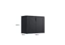 Weide Gartenbox Noble Max 1340 L Anthrazit verzinkter Stahl Bild 4