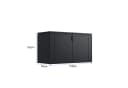 Weide Gartenbox Noble Max 2400 L Anthrazit Verzinkter Stahl Bild 3
