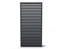 Weide Horizontale Lamellenwand Aluminium Anthrazit für Pergola Bild 2