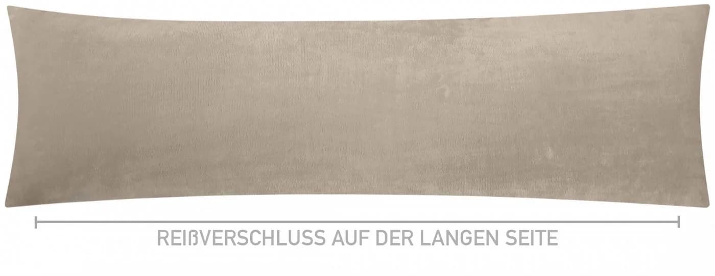 Heubergshop Seitenschläferkissenbezug Fleece Beige - Bild 4