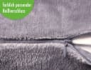 Heubergshop Seitenschläferkissenbezug Anthrazit Bild 1