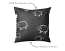 Heubergshop Kissenbezug 40x40cm Schafe 100% Baumwolle Bild 1
