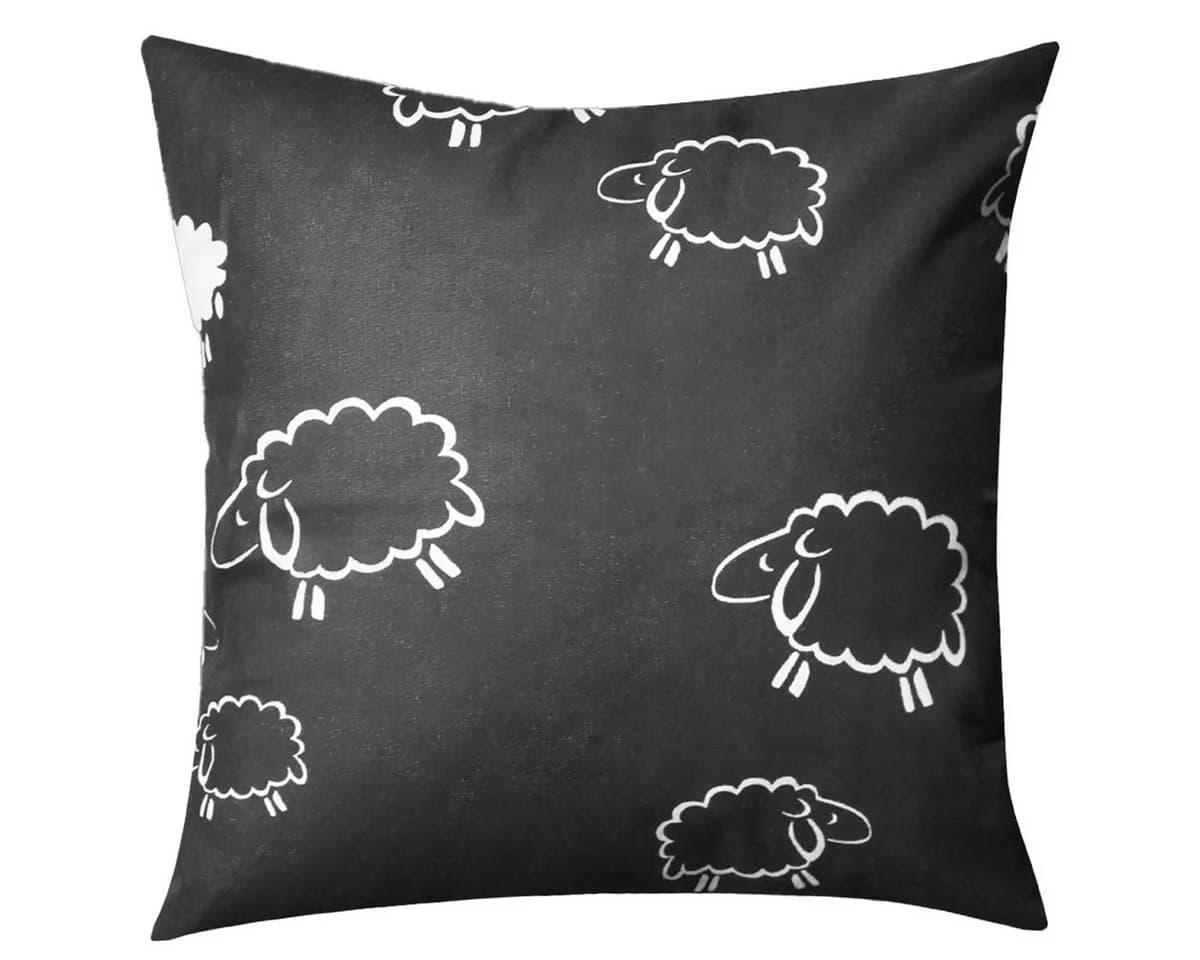 Heubergshop Kissenbezug 40x40cm Schafe 100% Baumwolle - Bild 2