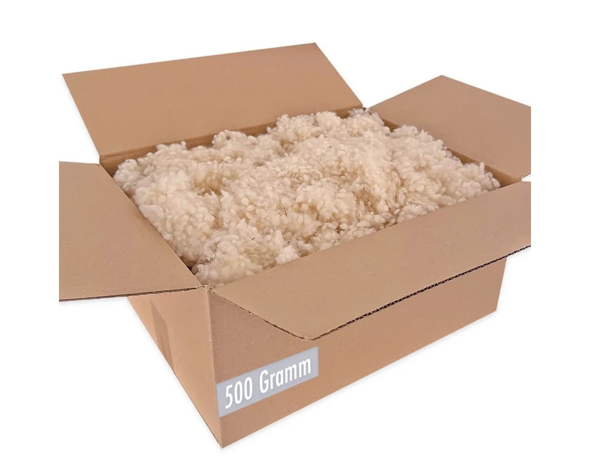 Heubergshop Kissenfüllung 500g Schafwollkügelchen kbT - Bild 2
