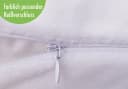 Heubergshop Seitenschläferkissenbezug Fleece Weiß Bild 3