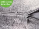 Heubergshop Seitenschläferkissenbezug Grau Flauschig Bild 3