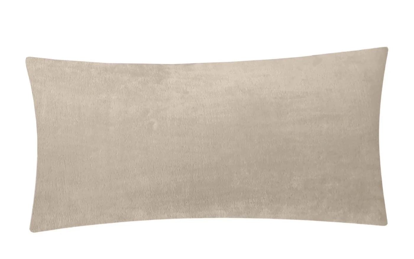 Heubergshop Kissenbezug Fleece 40x80cm Beige - Bild 2
