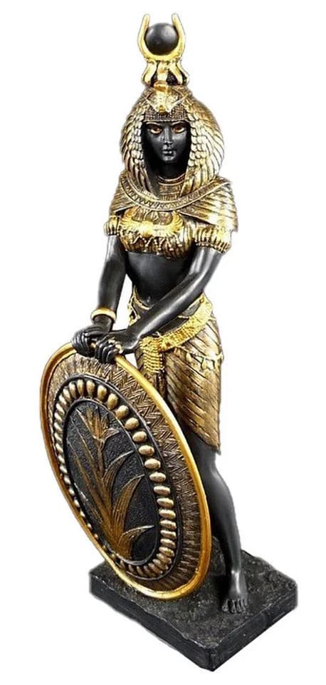 Figuren Shop GmbH Dekofigur Isis als Kriegerin - Ägyptische Göttin