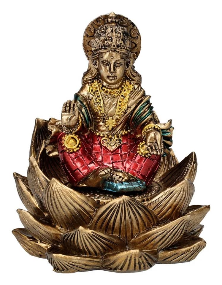 Figuren Shop GmbH Lakshmi Figur Kunststein (Polyresin) Hinduismus - Bild 2