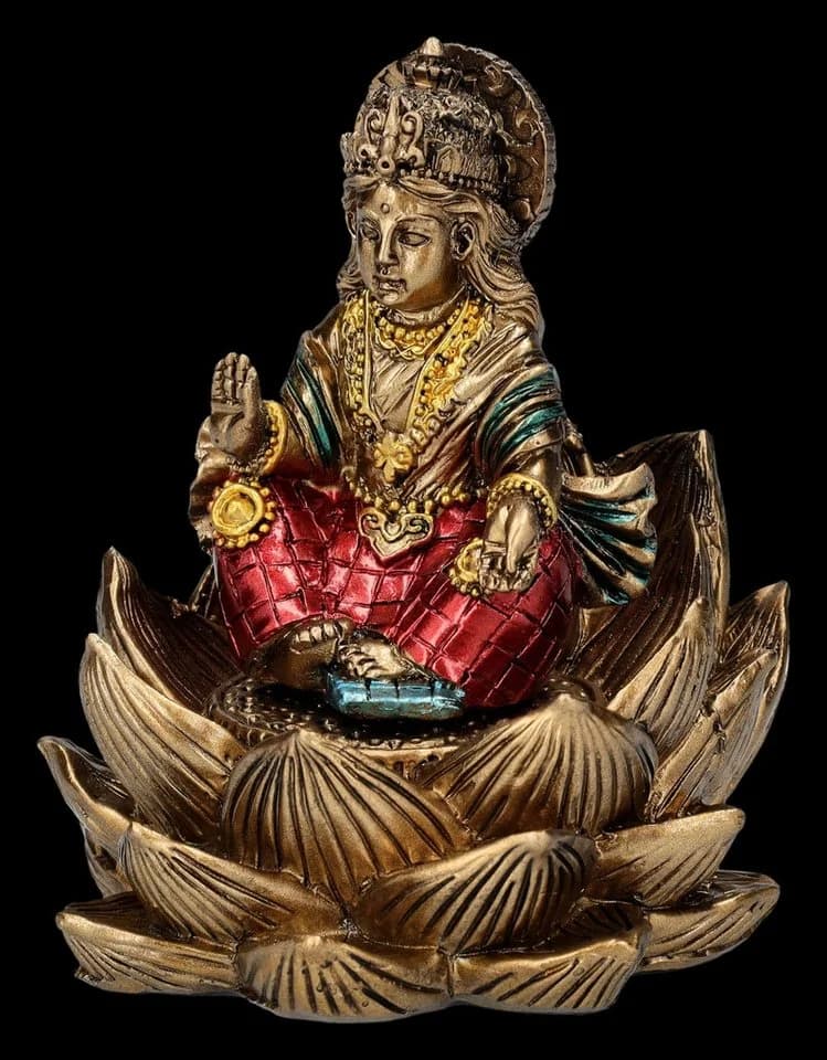 Figuren Shop GmbH Lakshmi Figur Kunststein (Polyresin) Hinduismus - Bild 3