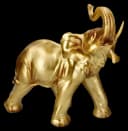 Figuren Shop GmbH Goldener Elefantenbulle - Tierfigur Deko Bild 1