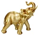 Figuren Shop GmbH Goldener Elefantenbulle - Tierfigur Deko Bild 2