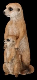 Figuren Shop GmbH Gartenfigur Erdmännchen Familie Bunt Bild 1