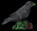 Figuren Shop GmbH Rabenfigur Rose of the Raven Dekofigur Vogelfigur Rosen Deko Bild 4