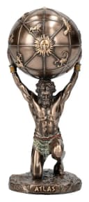 Dekofigur Atlas mit Globus Veronese Mythologie Bild 2