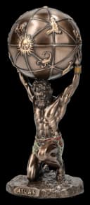 Dekofigur Atlas mit Globus Veronese Mythologie Bild 3
