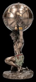 Dekofigur Atlas mit Globus Veronese Mythologie Bild 4