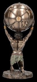 Dekofigur Atlas mit Globus Veronese Mythologie Bild 5
