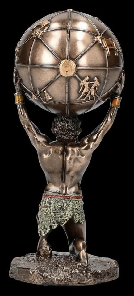 Dekofigur Atlas mit Globus Veronese Mythologie - Bild 5
