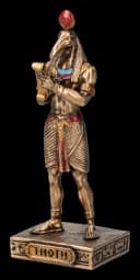 Thoth Figur Ägyptischer Gott Miniatur Bronziert Bild 3
