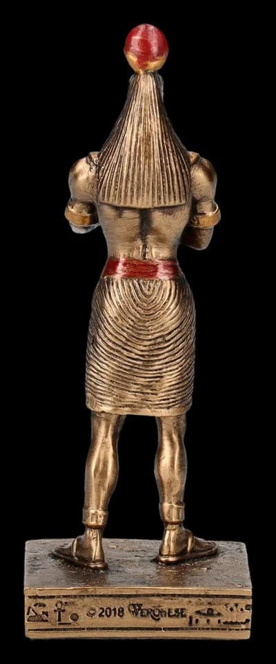 Thoth Figur Ägyptischer Gott Miniatur Bronziert - Bild 5