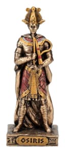 Figuren Shop GmbH Ägyptische Osiris Figur Bronze Kunststein Bild 2