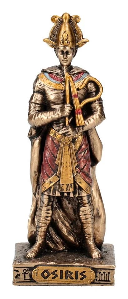 Figuren Shop GmbH Ägyptische Osiris Figur Bronze Kunststein - Bild 2