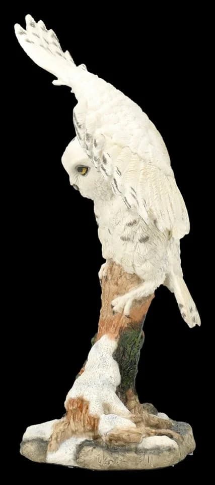 Figuren Shop GmbH Schneeeule Figur Dekofigur 17 cm - Bild 5